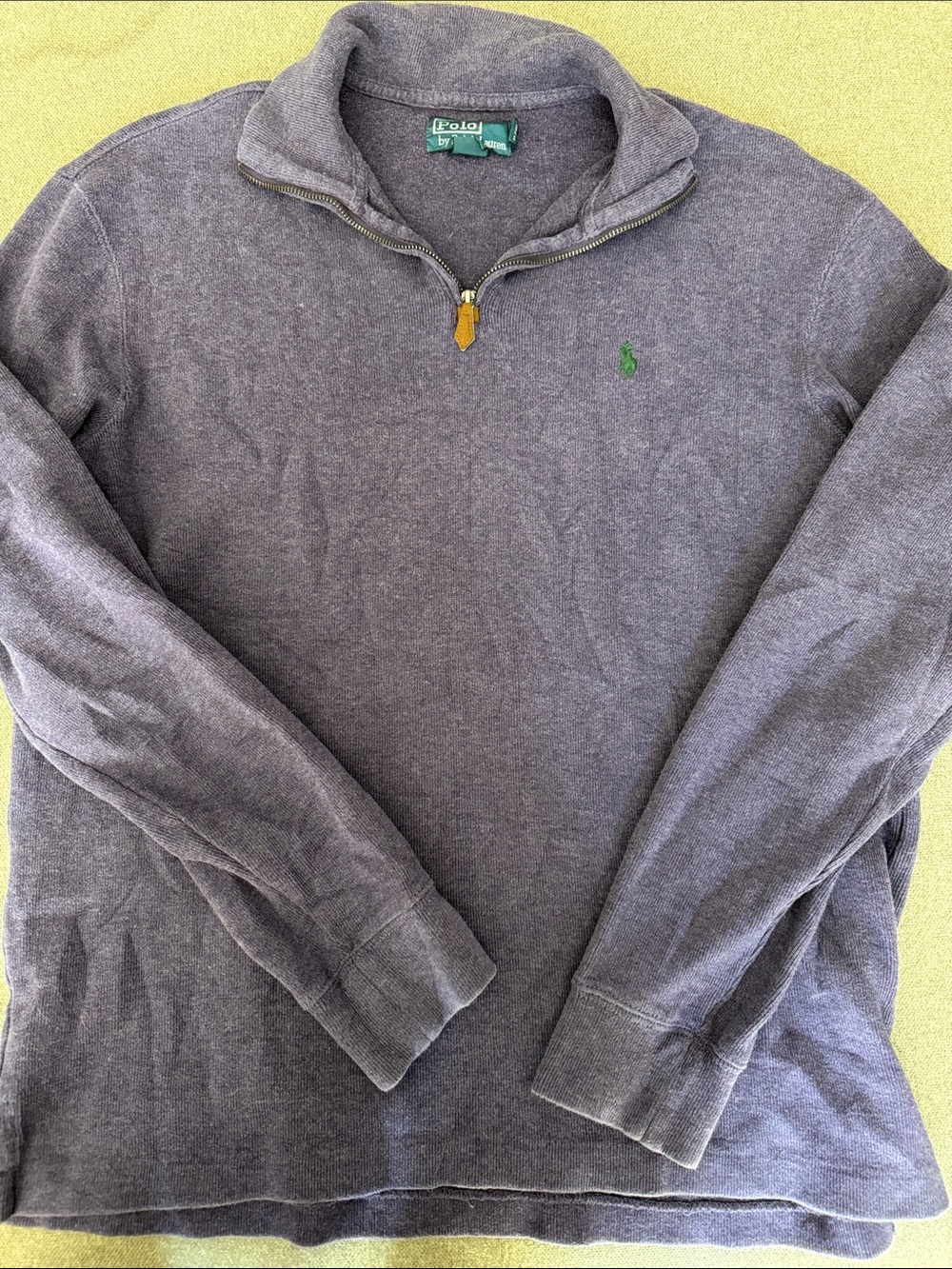 Polo by Ralph Lauren Purple Heather Quarter-Zip Pullover